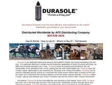 Tablet Screenshot of durasole.com